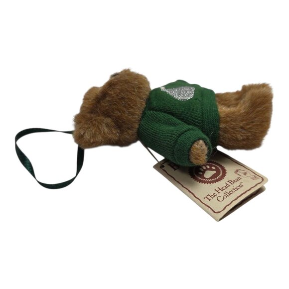 Boyds Bears Hershey Merry Kisses Bear Head Bean Collection Plush Ornament 4" - Picture 5 of 9